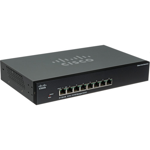 8-Port 10/100Mbps Switch Cisco SF300-08 (SRW208-K9)