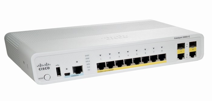 Switch CISCO Catalyst 2960 WS-C2960C-8TC-S