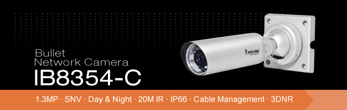 Camera IP hồng ngoại 1.3 Megapixel Vivotek IB8354-C