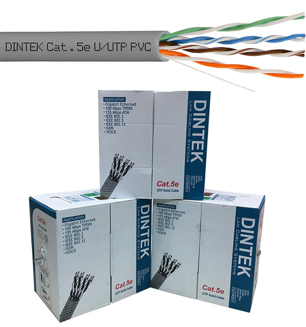 Cáp mạng Dintek CAT.5E UTP (1101-03003)