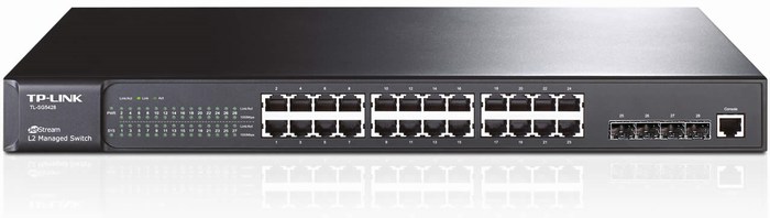 24-Port + 4 Slot SFP Gigabit Switch TP-LINK TL-SG5428