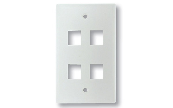 Mặt nạ 4 port Dintek Wallplate (1303-11022)