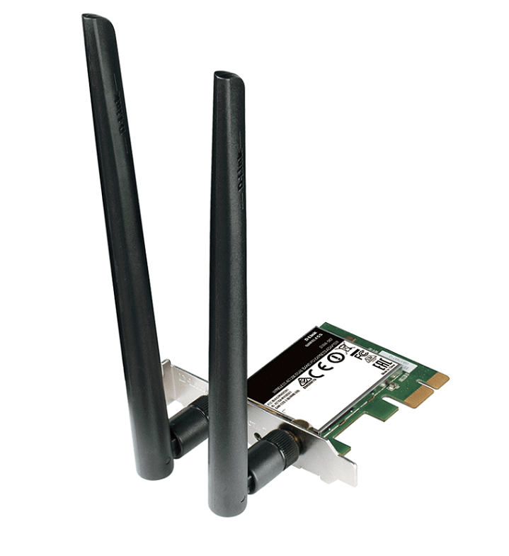 Wireless AC1200 Dual Band PCIe Desktop Adapter D-Link DWA-582