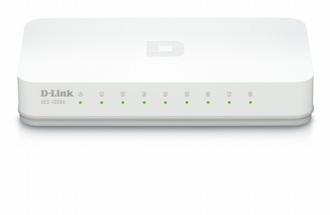 8-port Ethernet Switch D-Link DES-1008A