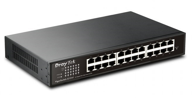 24 Port Gigabit Smart Switch DrayTek VigorSwitch G1241