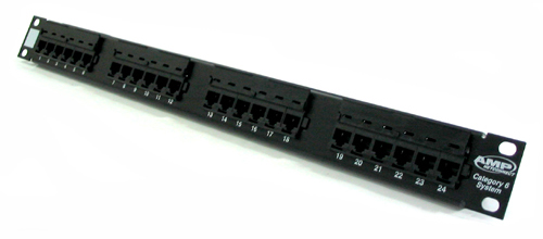 Patch panel 24 port CAT6 COMMSCOPE/AMP