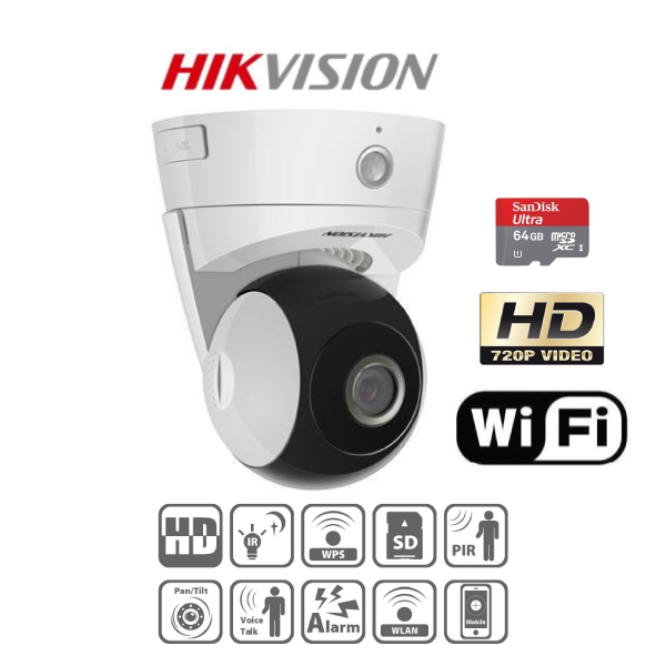 Camera IP hồng ngoại không dây 1.0 Megapixel HIKVISION DS-2CD2Q10FD-IW