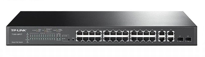 24-Port 10/100Mbps + 4-Port Gigabit Smart PoE+ Switch TP-LINK TL-SL2428P