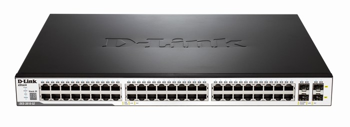 52-Port L3 Managed Fast Ethernet Switch D-Link DES-3810-52/EEI