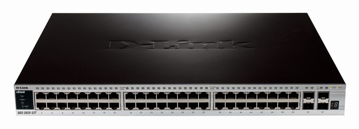 52-Port Gigabit L3 Stackable Managed Switch D-Link DGS-3620-52T/EEI