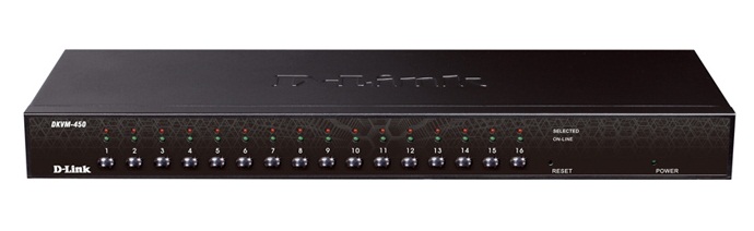 16-Port PS/2, USB Combo KVM Switch D-Link KVM-450