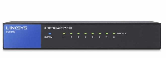 8-Port Business Desktop Gigabit Switch LINKSYS LGS108