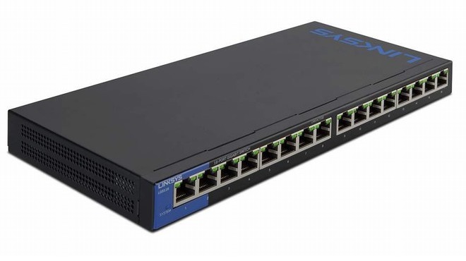 16-Port Business Desktop Gigabit PoE+ Switch LINKSYS LGS116P