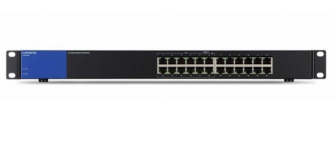 24-Port Business Desktop Gigabit PoE+ Switch LINKSYS LGS124P