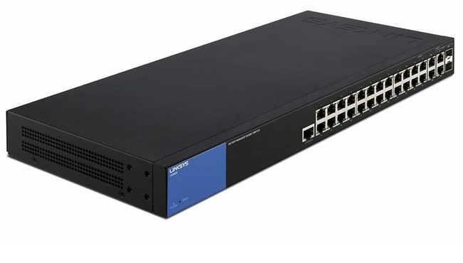 28-Port Managed Business Gigabit Switch LINKSYS LGS528