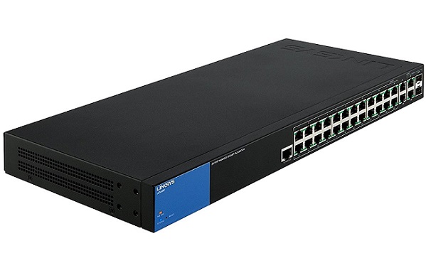 28-Port Managed Business Gigabit PoE+ Switch LINKSYS LGS528P