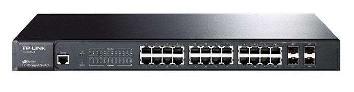 JetStream 24-Port Gigabit with 4 SFP Slots Switch TP-Link T2600G-28TS (TL-SG3424)