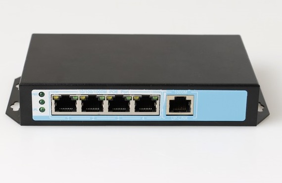 4-Port 10/100/1000Mbps PoE Switch NETONE NO-AFG-41 (65Watt)