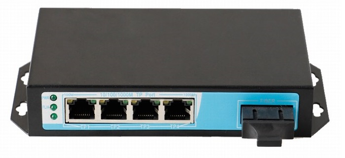 4-Port 10/100/1000Mbps PoE Switch NETONE NO-AFG-41F (65Watt)