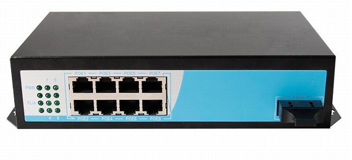 8-Port 10/100/1000Mbps PoE Switch NETONE NO-AFG-81F (130 Watt)