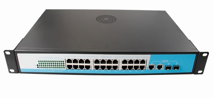 24-Port 10/100Mbps PoE Switch NETONE NO-AT-2422 (500 Watt)