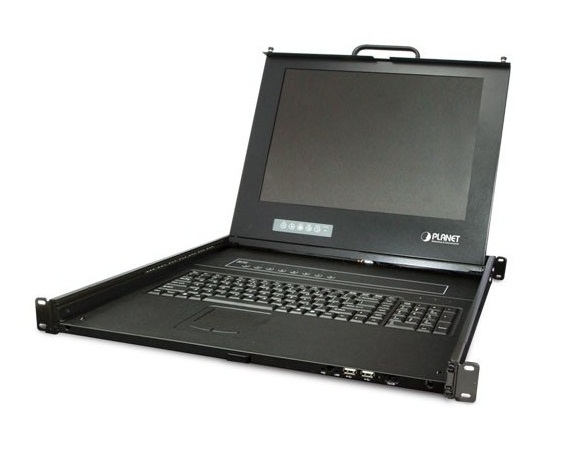 Drawer 16 Port Combo-Free IP KVM Console with 17 inch LCD Display PLANET IKVM-17160