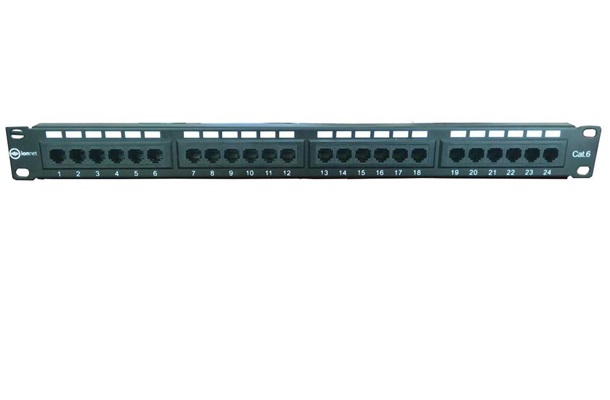 Patch panel 24 port IONNET CAT.6, 19 inch 