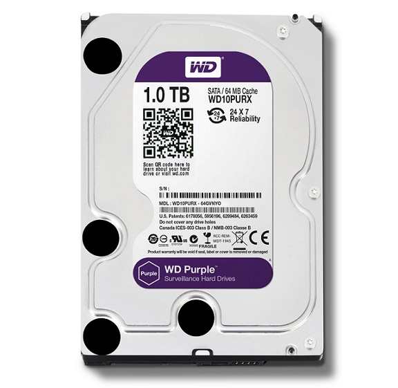 Ổ cứng chuyên dụng 1TB WESTERN PURPLE WD10PURX-78