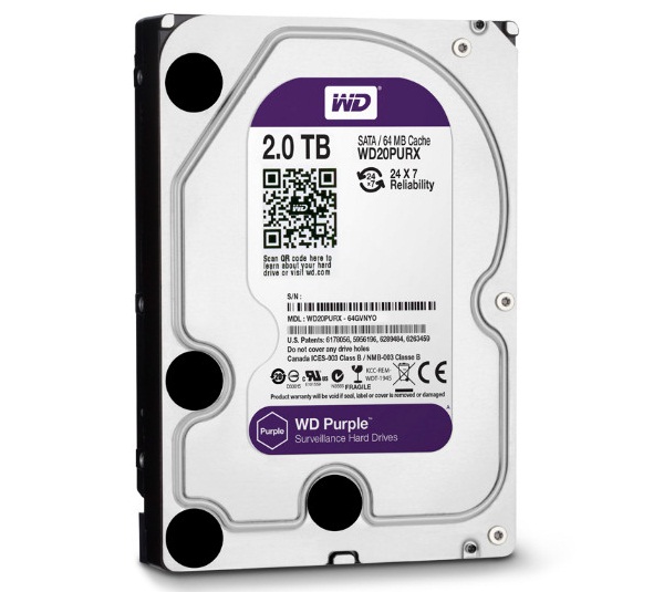 Ổ cứng chuyên dụng 2TB WESTERN PURPLE WD20PURX-78