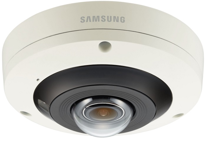 Camera IP Fisheye 4K hồng ngoại 12 Megapixel Hanwha Techwin WISENET PNF-9010R