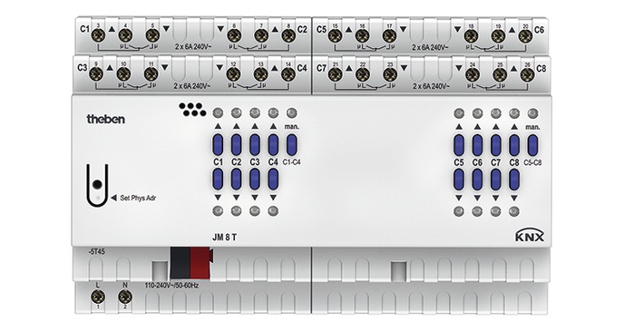 Actuator THEBEN JM 8 T KNX