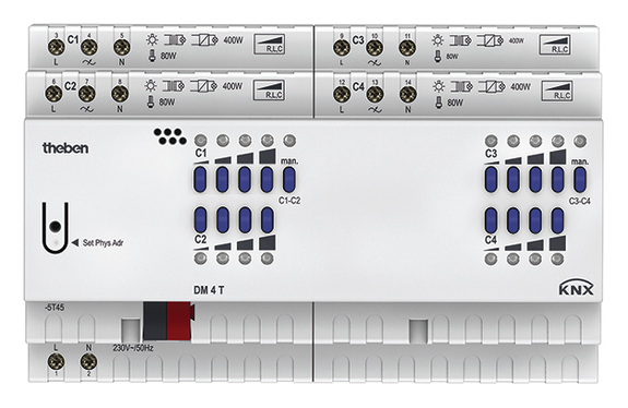 Actuator THEBEN DM 4 T KNX