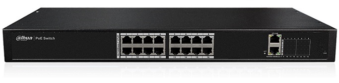 16-port 10/100Mbps PoE Switch DAHUA PFS4018-16P-250