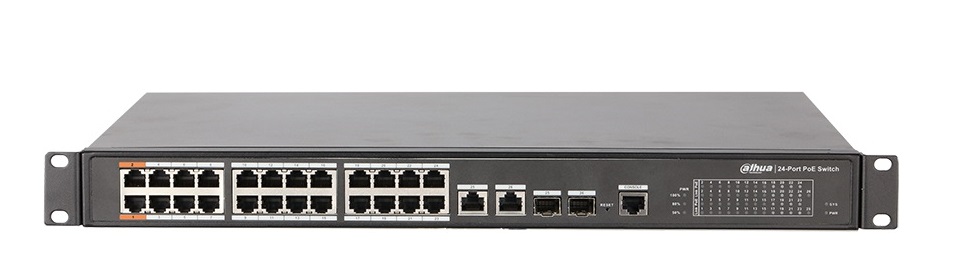 24-port 10/100Mbps PoE Switch DAHUA PFS4226-24ET-240