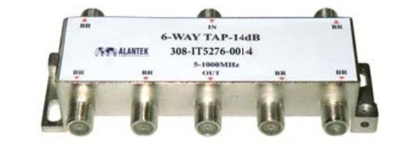 Bộ chia Tap off Indoor 6-way 14dB Alantek (308-IT5276-0014)