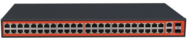 48-port 10/100Mbps 48V PoE Switch WITEK WI-PS150GF