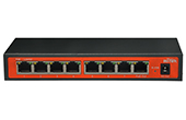 Switch PoE WITEK | 9-port 10/100Mbps 24V PoE Switch WITEK WI-PS109-24V