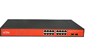 Switch PoE WITEK | 15GE+1GE+2SFP 24V PoE Switch WITEK WI-PS318G-24V