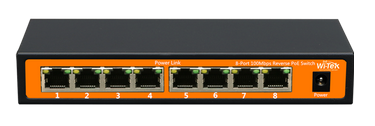 8 port 10/100/1000Mbps PoE Switch WITEK WI-MS308G