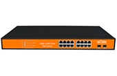 Switch PoE WITEK | 16 port 10/100/1000Mbps PoE Switch WITEK WI-MS318GF