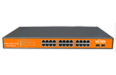 Switch PoE WITEK | 24 port 10/100/1000Mbps PoE Switch WITEK WI-MS326GF