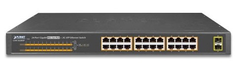 24-port 10/100/1000Mbps PoE Switch PLANET GSW-2620HP