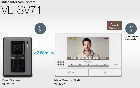 Bộ chuông cửa màn hình màu PANASONIC VL-SV71VN