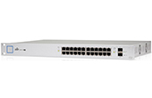 Thiết bị mạng UBIQUITI UniFi | 24-Port Switch PoE Gigabit 24V 802.3af/at UniFi US-24-250W