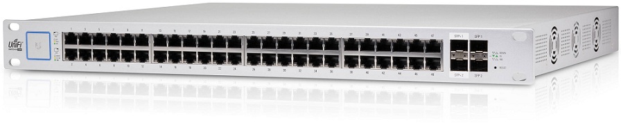 48-Port Switch PoE Gigabit 24V 802.3af/at UniFi US-48-750W 