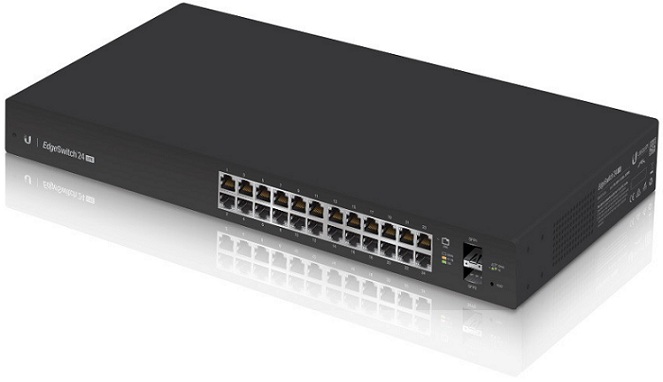 24-Port Managed Gigabit Switch with SFP UBIQUITI EdgeSwitch ES-24-LITE