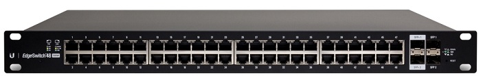 48-Port Managed PoE+ Gigabit Switch with SFP UBIQUITI EdgeSwitch ES-48-500W