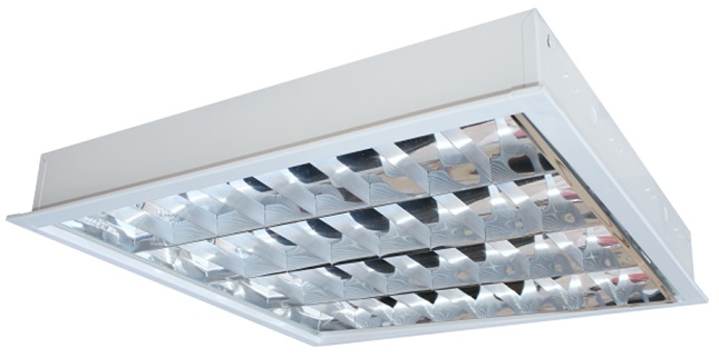 Máng đèn LED phản quang gắn âm trần 4x9W DUHAL LDD 420