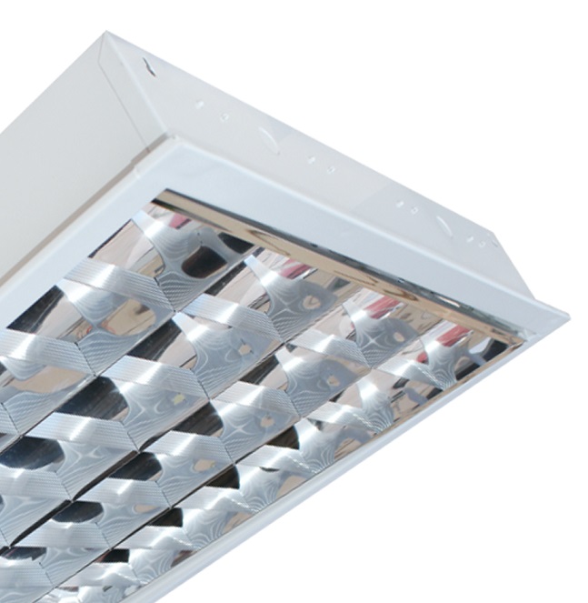 Máng đèn LED phản quang gắn âm trần 4x18W DUHAL LDD 440