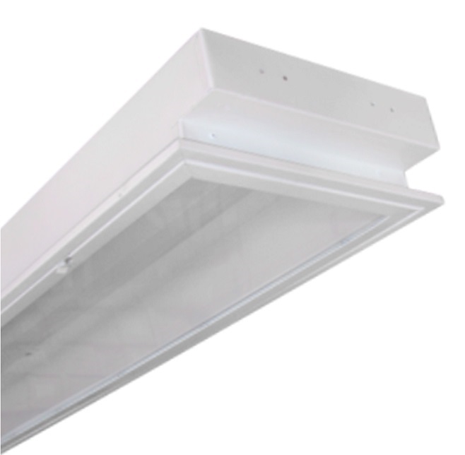 Máng đèn LED tán quang gắn âm trần 2x9W DUHAL LLA 220